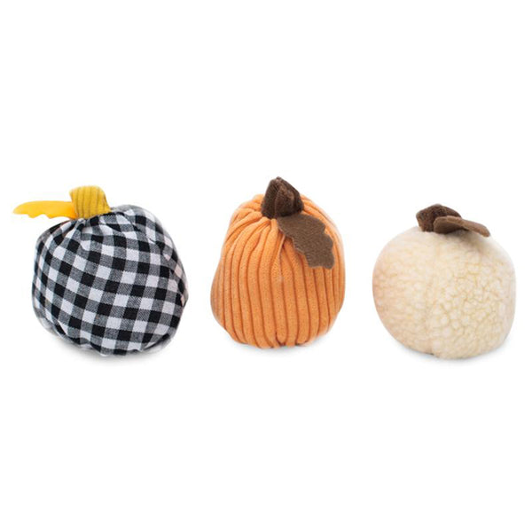 Halloween Miniz 3-Pack Gourds Dog Toy
