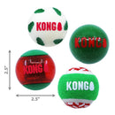 Holiday Occasions Balls 4pk Dog Toy