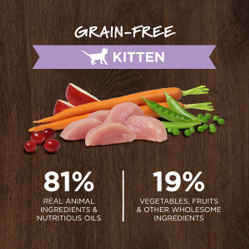 Original Grain-Free Chicken Recipe for Kitten Dry Cat Food - 4.5 lb