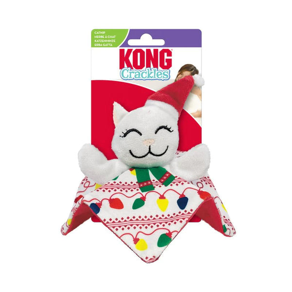 Holiday Crackles Santa Kitty Cat Toy