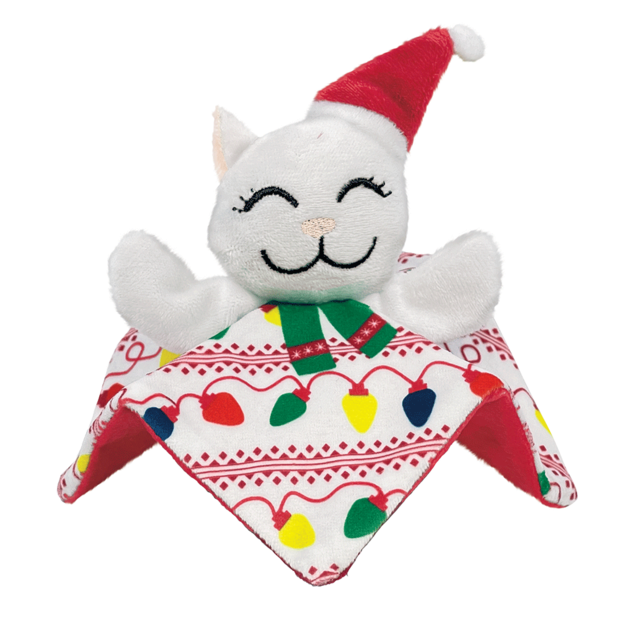 Holiday Crackles Santa Kitty Cat Toy