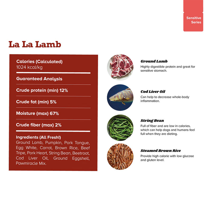 La La Lamb Cooked Dog Food