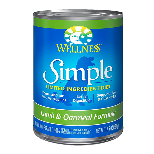 Simple Limited Ingredient Lamb & Oatmeal Formula Canned Dog Food