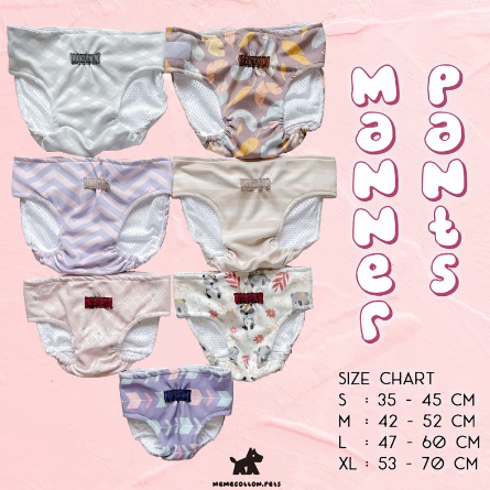 Manner pants for Female Dog