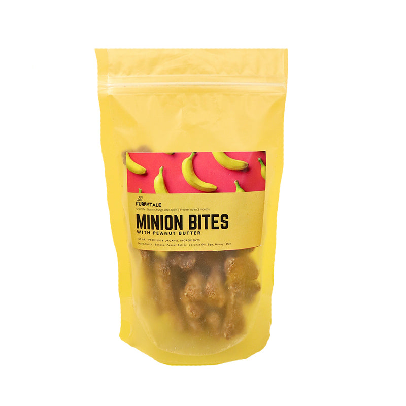 Minion Bites With Peanut Butter Dog Treats