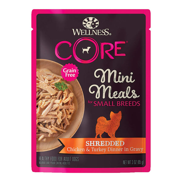 CORE Small Breed Mini Meals Shredded Chicken & Turkey Wet Dog Food
