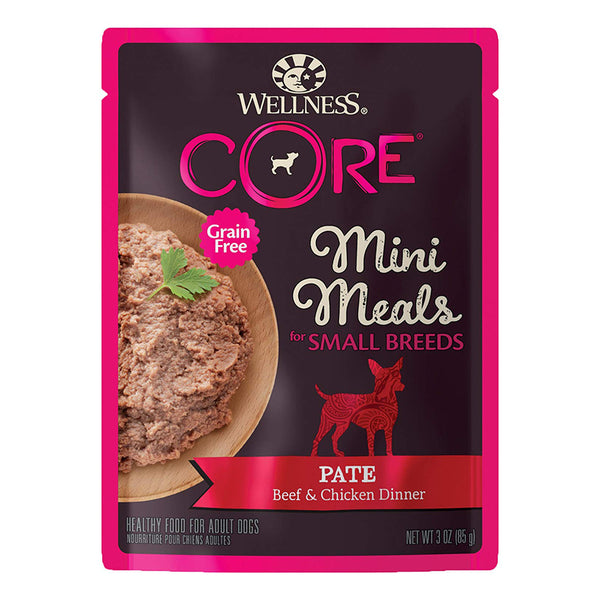 CORE Small Breed Mini Meals Pate Beef & Chicken Wet Dog Food