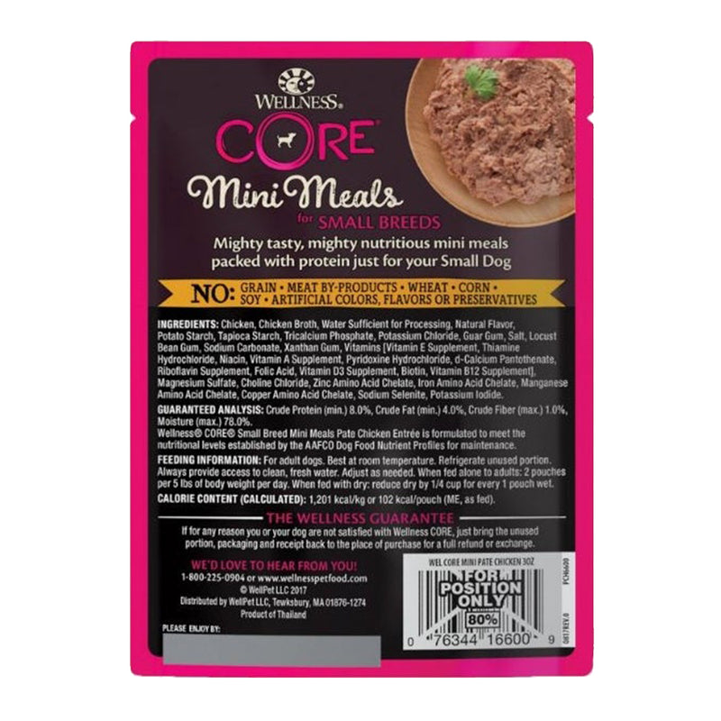 CORE Small Breed Mini Meals Pate Chicken Wet Dog Food