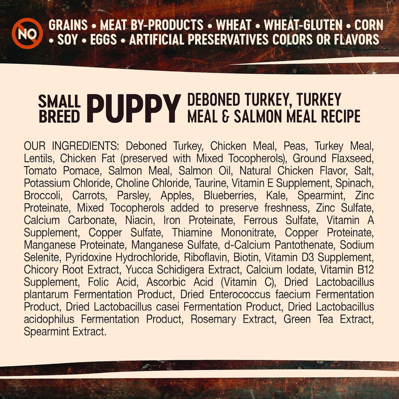Wellness CORE Small Breed Puppy Deboned Turkey, Turkey & Chicken 12lbs