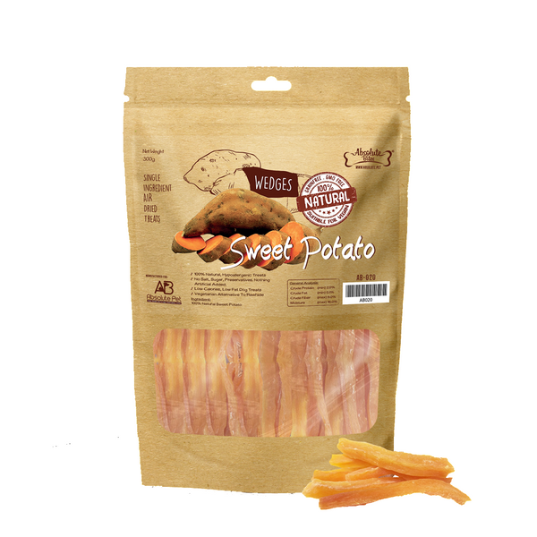 Absolute Bites Air Dried Sweet Potato Dog Treats