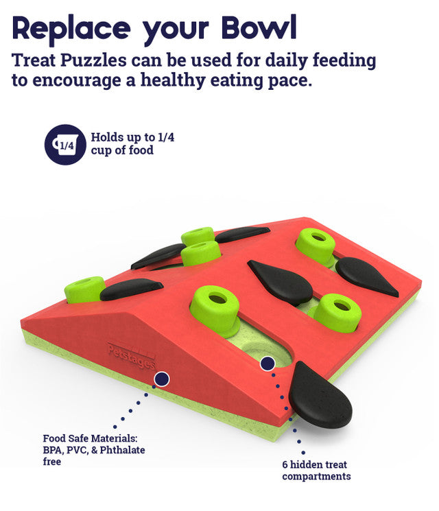Petstages Melon Madness Puzzle & Play Cat Toy