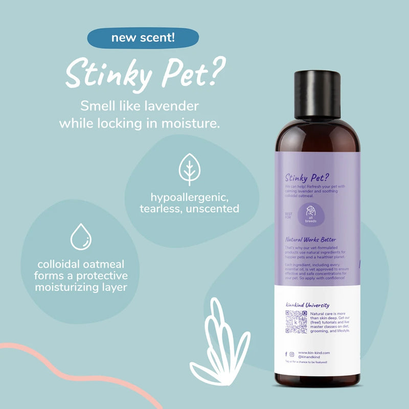 Oatmeal Natural Lavender Dog And Cat Shampoo