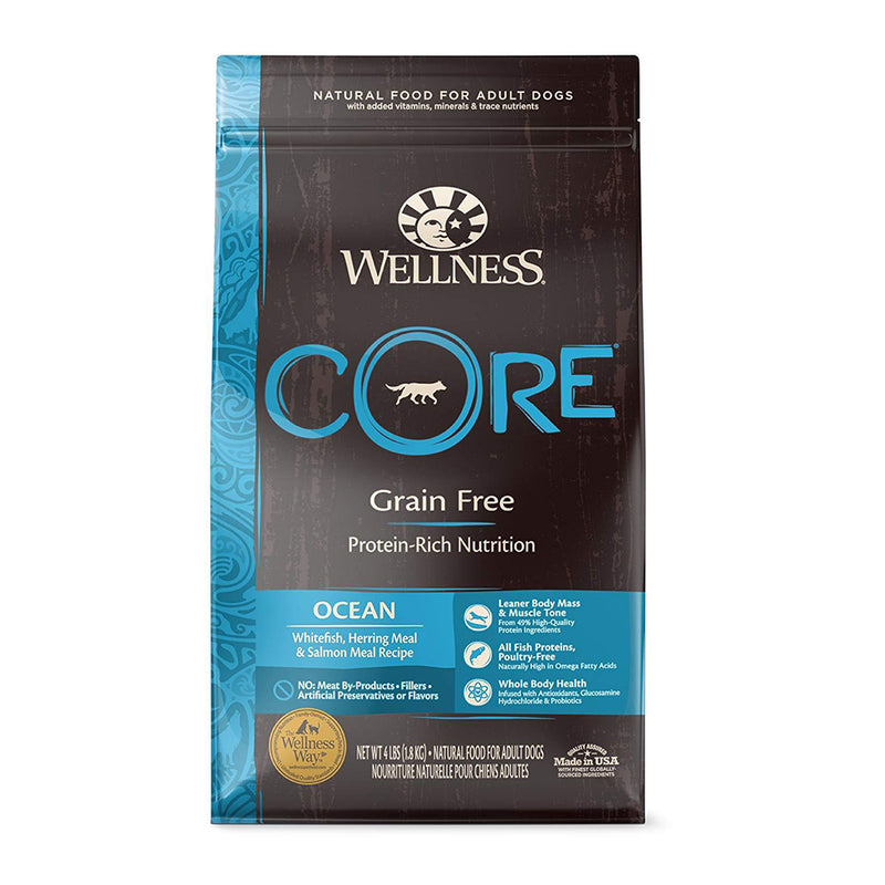 CORE Ocean Whitefish, Herring Meal & Salmon Meal Recipe Grain-Free Dry Dog Food