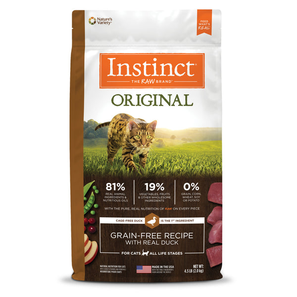 Original Grain-Free With Real Duck Dry Cat Food - 10lbs