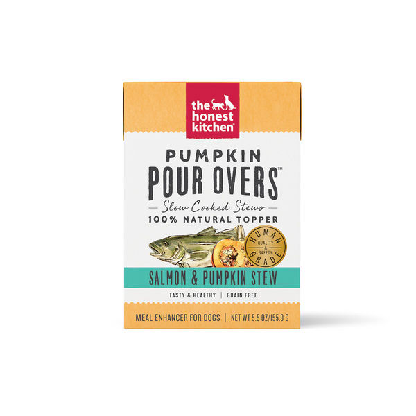 Pumpkin Pour Overs Salmon & Pumpkin Stew Dog Wet Food