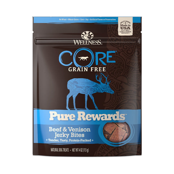 CORE Pure Rewards Beef & Venison Jerky Dog Soft Treats
