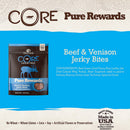 CORE Pure Rewards Beef & Venison Jerky Dog Soft Treats