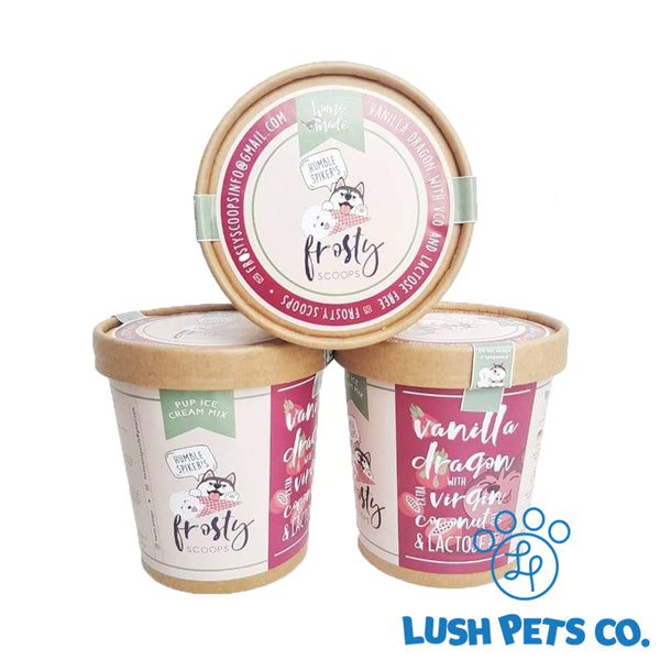 Pup Ice Cream Vanilla Dragon Flavour Dog Treats 16oz