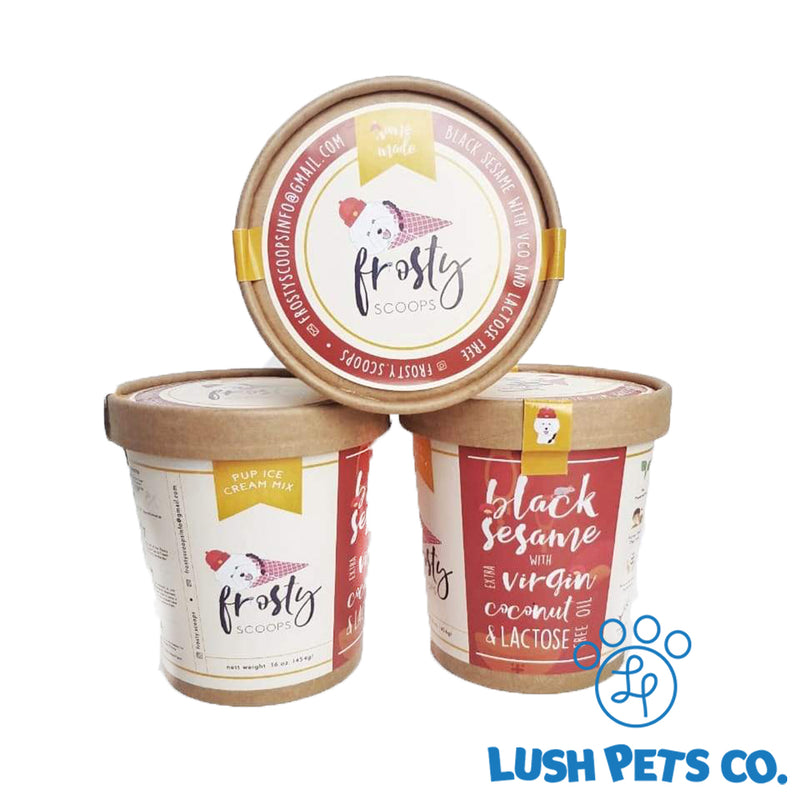 Pup Ice Cream Black Sesame Flavour Dog Treats 16oz