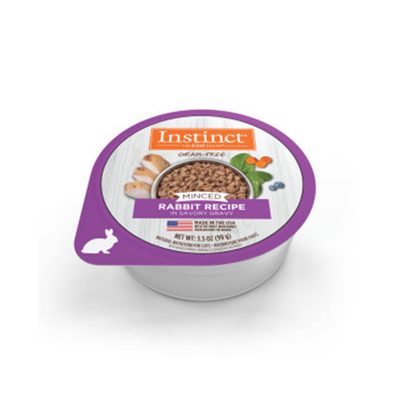 Minced Rabbit in Savory Gravy Recipe Wet Cat Food