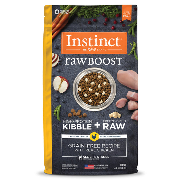 Raw Boost Grain-Free Chicken Recipe Dry Dog Food