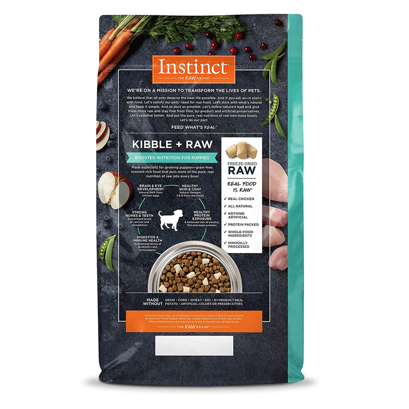 Raw Boost Grain Free Real Chicken Recipe for Puppy Dry Dog Food
