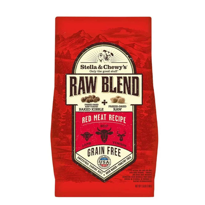 Raw Blend Grain-Free Red Meat Recipe Dry Dog Food