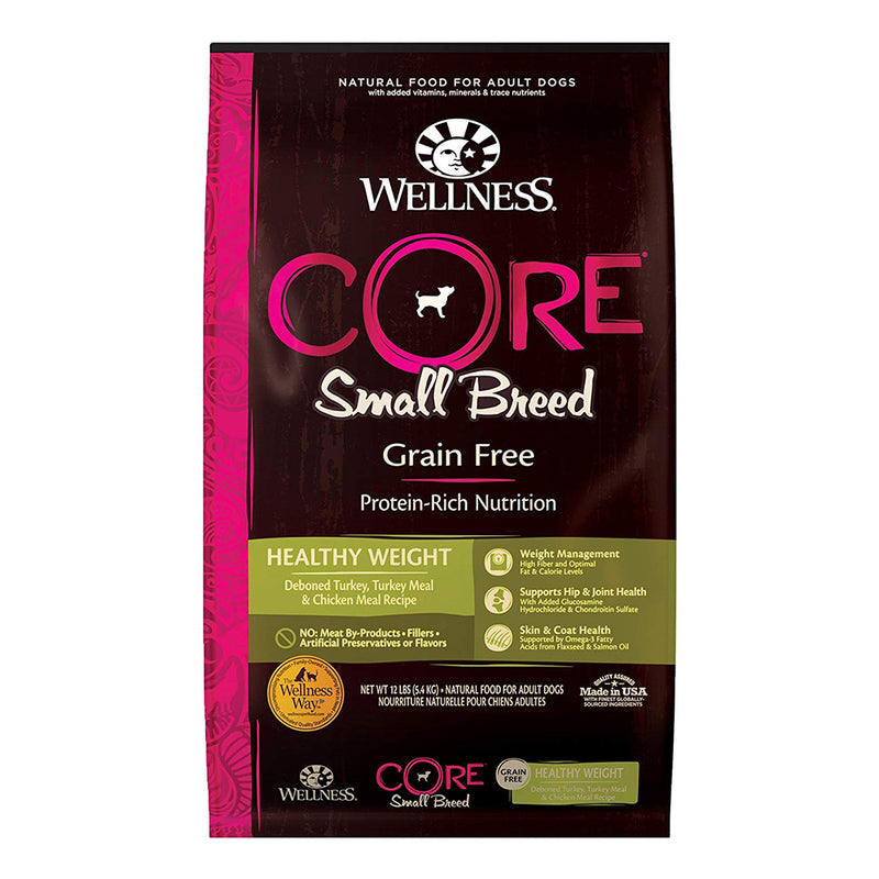 CORE Small Breed Healthy Weight Formula Deboned Turkey, Turkey Meal & Chicken Meal Recipe Grain-Free Dry Dog Food