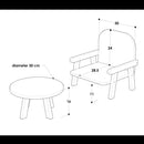 Scandi Table and Chair Pet Furniture