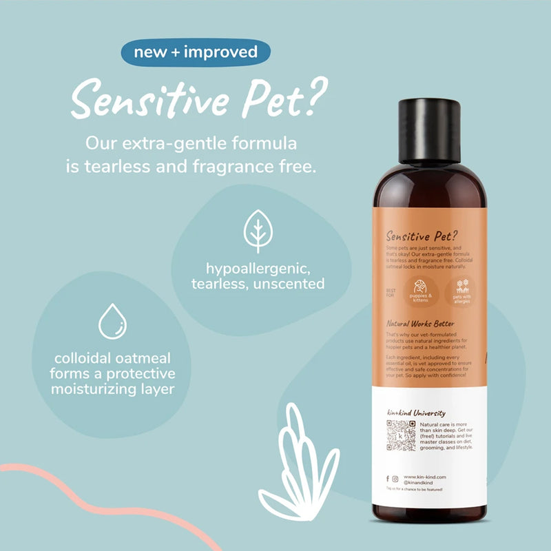 Sensitive Pet Natural Unscented Puppy And Kitten Shampoo
