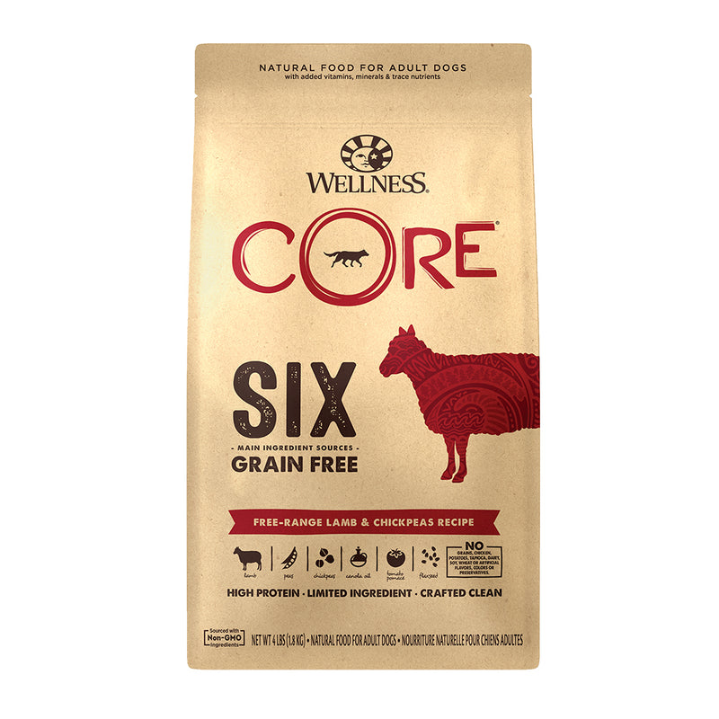 CORE SIX Free Range Lamb Grain Free Dry Dog Food