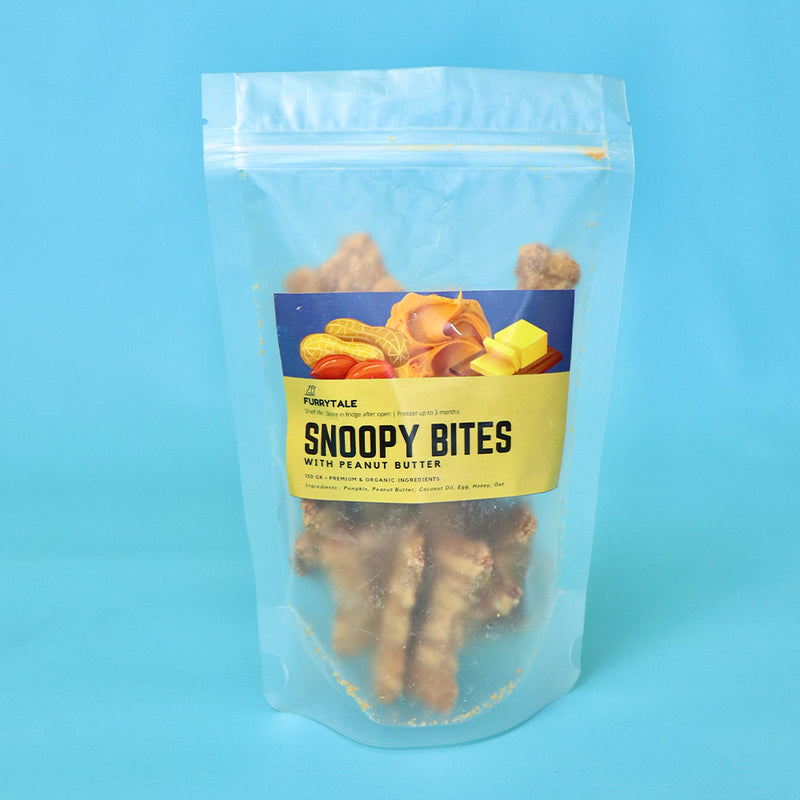 Snoopy Bites With Peanut Butter Dog Treats