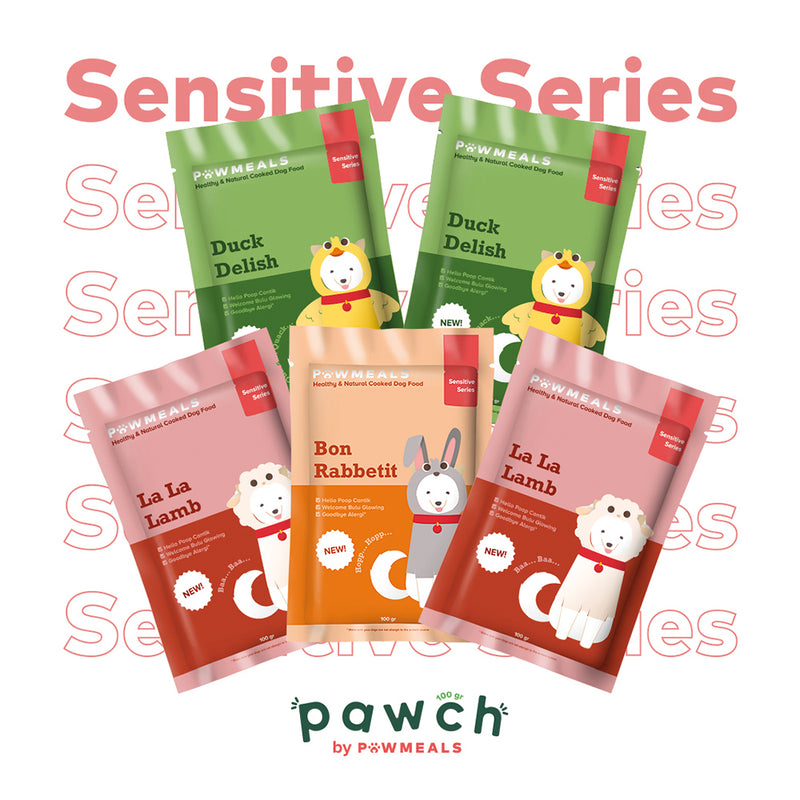 Bundle Pawch Cooked Dog Food - Sensitive Series