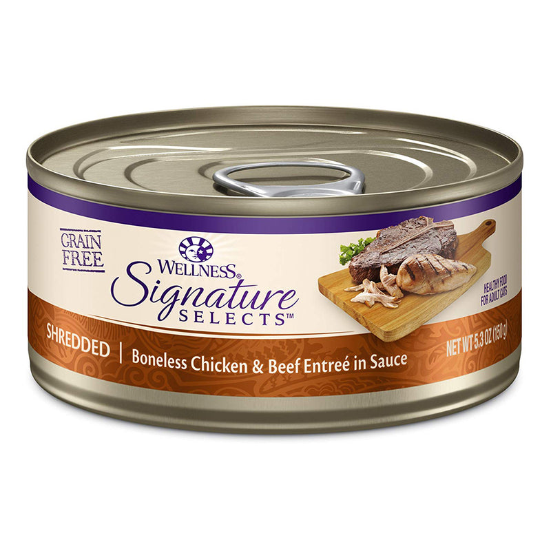 CORE Signature Selects Shredded Chicken & Beef Grain-Free Canned Cat Food