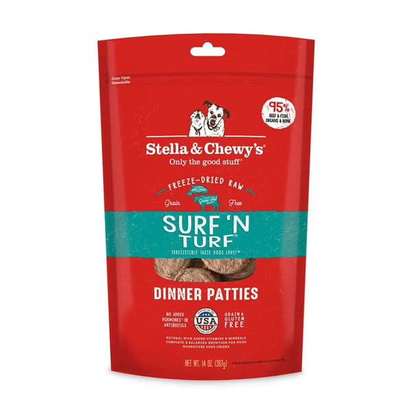 Surf 'N Turf Dinner Patties Freeze-Dried Raw Dog Food