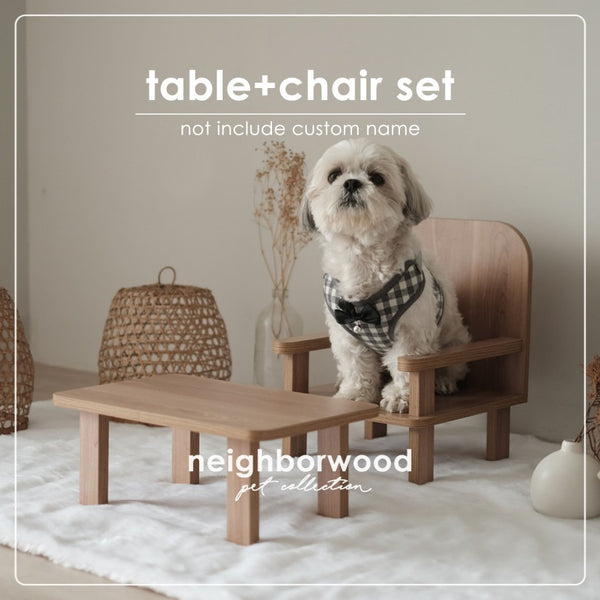 Table and Chair Pet Furniture