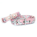 Vegan Leather Dog Collar - The Twiggy (Blush)