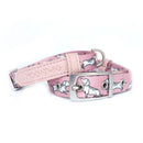 Vegan Leather Dog Collar - The Twiggy (Blush)