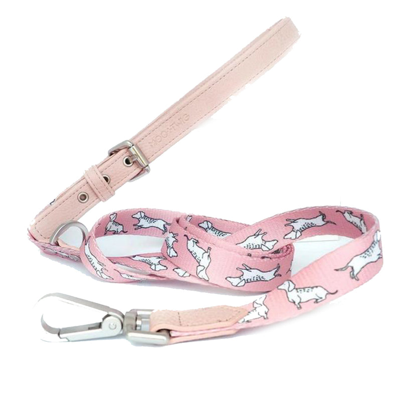 Vegan Leather Dog Leash - The Twiggy (Blush)