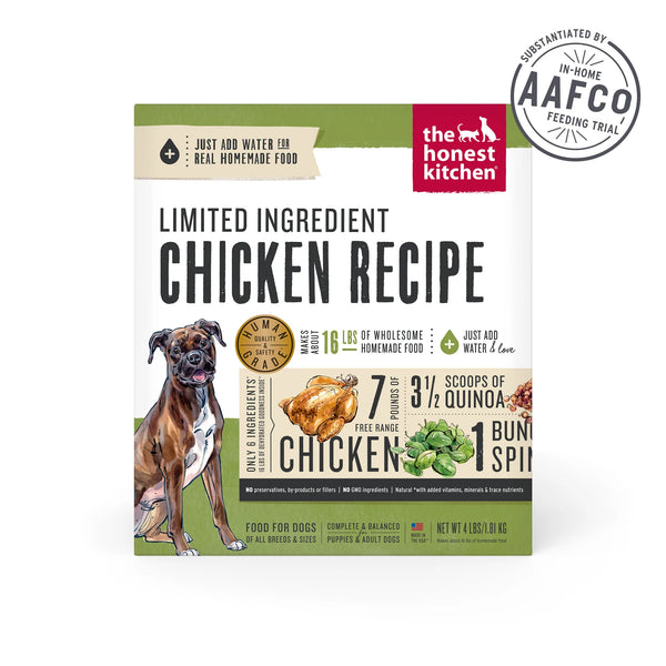 Limited Ingredient Chicken Recipe (Thrive) Grain-Free Dehydrated Dog Food