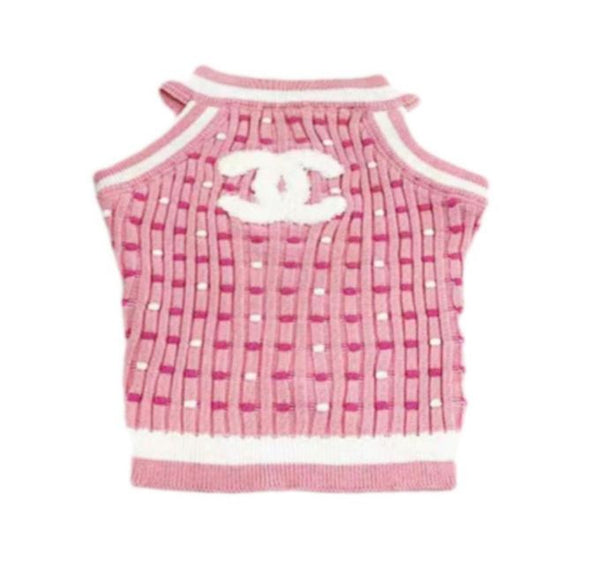 Chewnel Pink Dog Tanktop