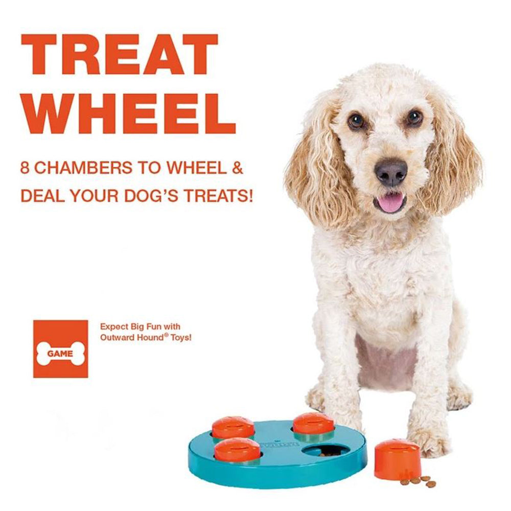 Outward Hound Treat Wheel Dog Toy - Main Image