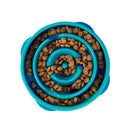 Fun Feeder Slo-Bowl Dog Bowl - Turquoise
