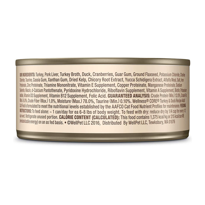 CORE Pate Turkey & Duck Recipe Grain-Free Canned Cat Food