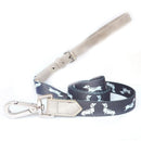Vegan Leather Dog Leash - The Twiggy (Charcoal)