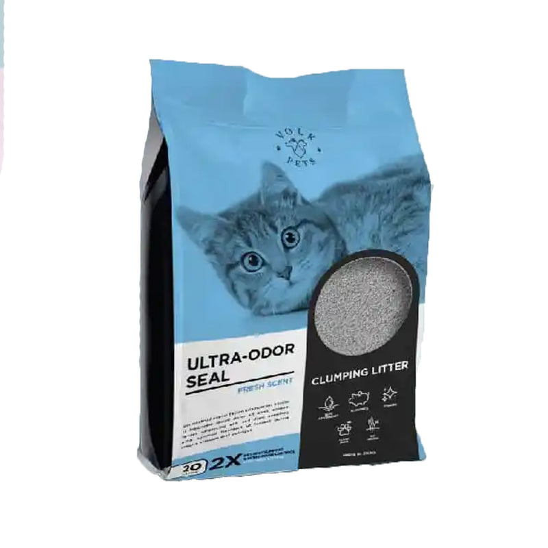 Ultra Odor  Seal Clumping Litter Cat Sand Pasir Kucing- 20L