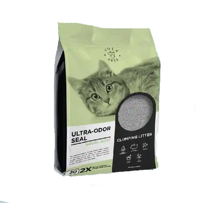 Ultra Odor  Seal Clumping Litter Cat Sand Pasir Kucing- 20L