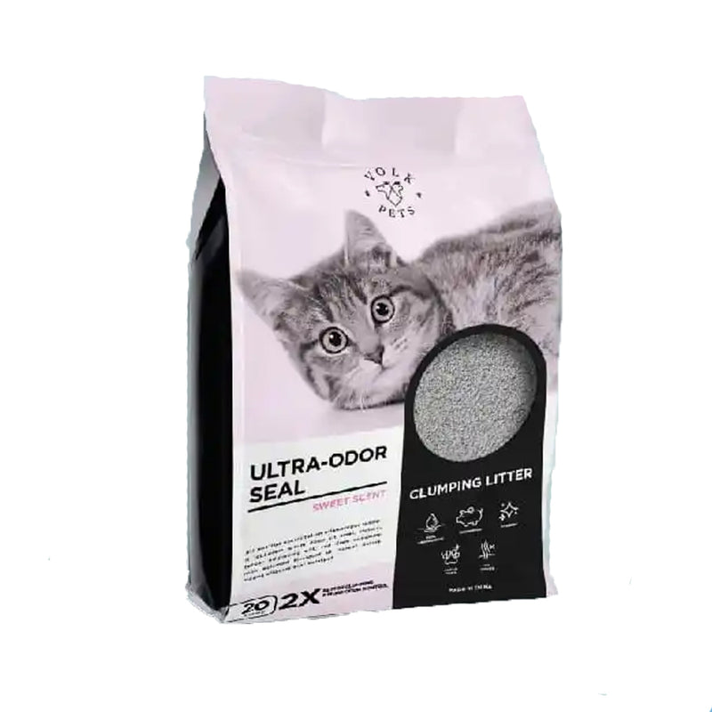 Ultra Odor  Seal Clumping Litter Cat Sand Pasir Kucing- 20L