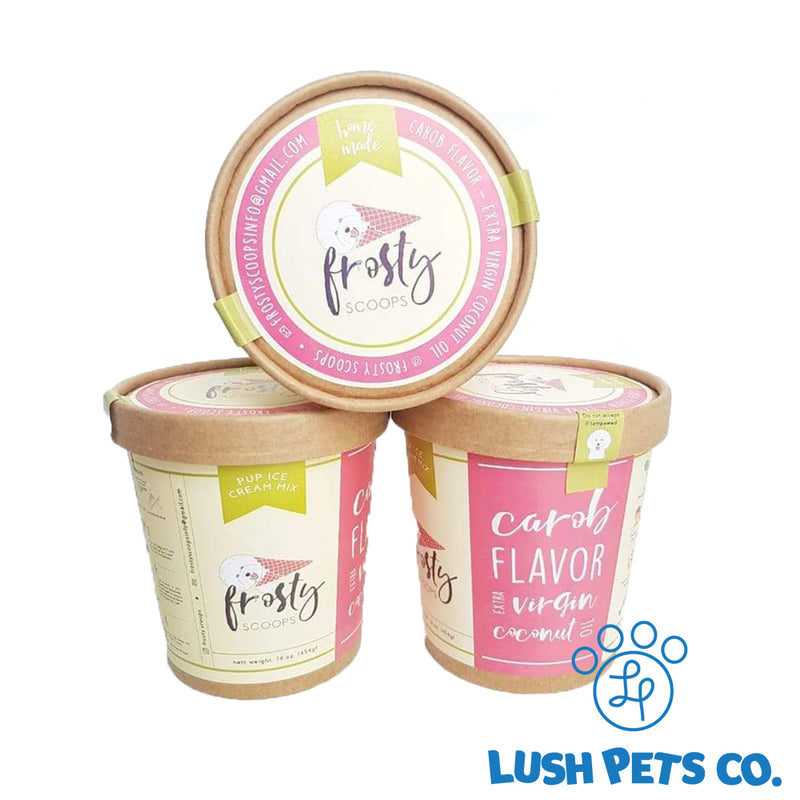 Pup Ice Cream Carob Flavour Dog Treats 16oz