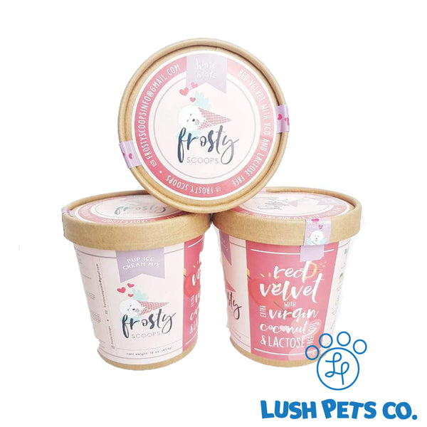 Pup Ice Cream Red Velvet  Flavour Dog Treats 16oz